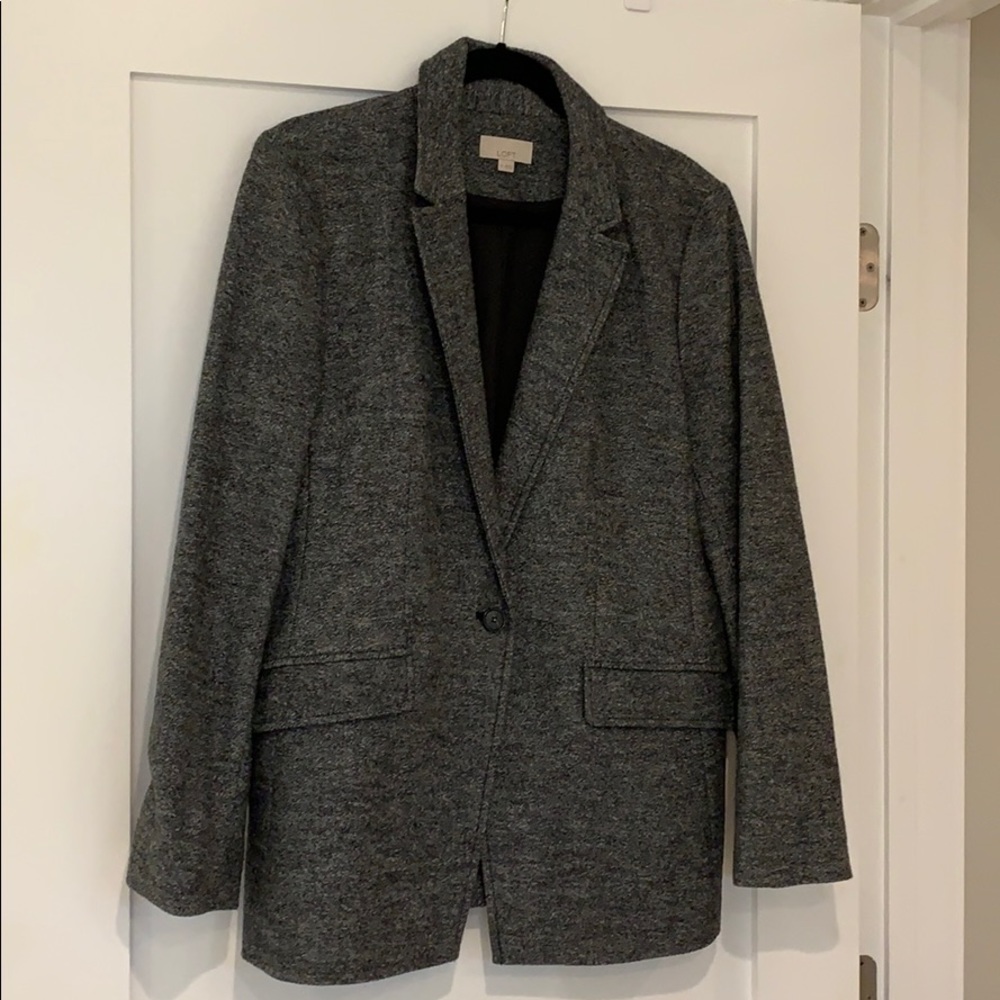 Dark gray blazer